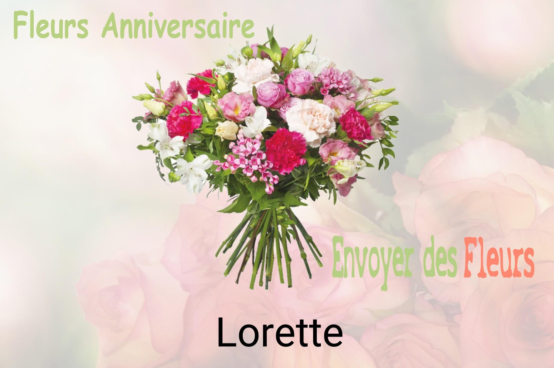 Bouquet de fleurs d’anniversaire livré à Lorette