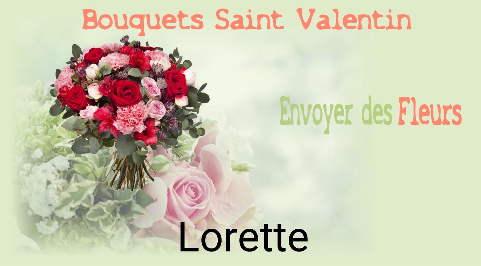 Roses de Saint-Valentin livrées à Lorette